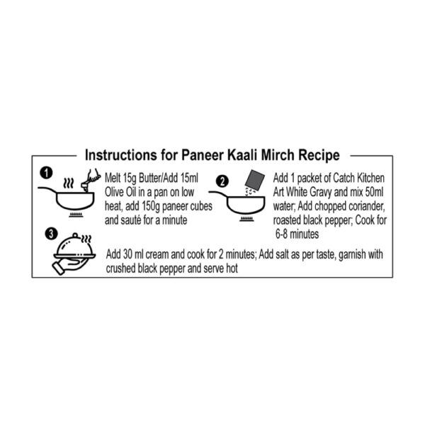 Catch Ready to Cook Rich White Gravy 100g| Easy to Cook Spice Mix - Image 3