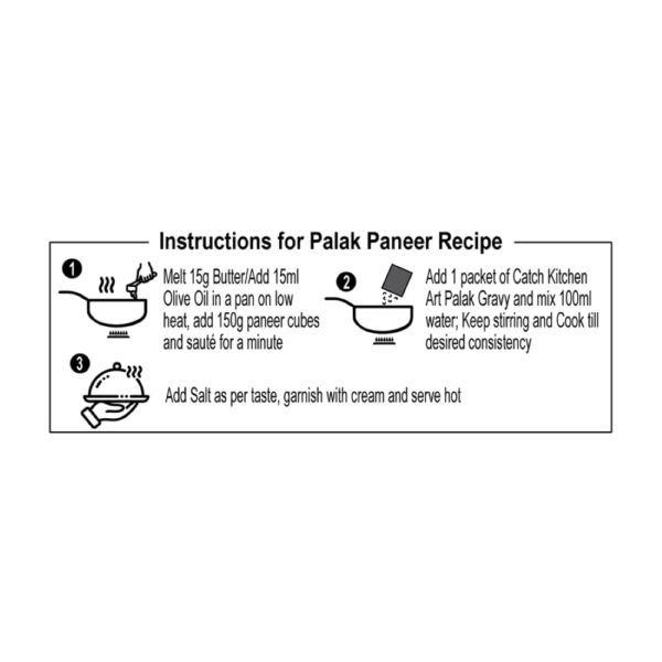 Catch Ready to Cook Palak Gravy 100g| Spice Mix| Easy to Cook - Image 3