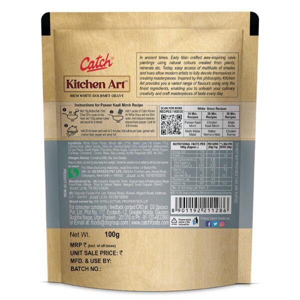 Catch Ready to Cook Rich White Gravy 100g| Easy to Cook Spice Mix - Image 6