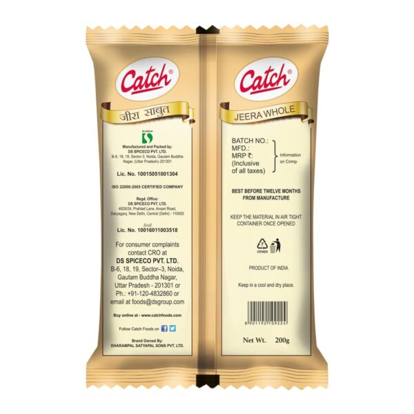 Catch Cumin Whole | Jeera Whole, 200g - Image 2