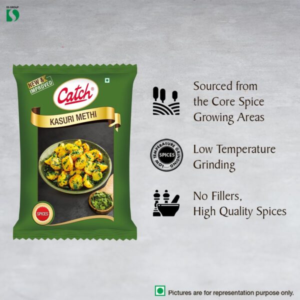 Catch Kasuri Methi Whole, 100 g - Image 3