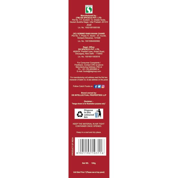 Catch Spice Kashmiri Chilli Powder, 100 Gram - Image 2